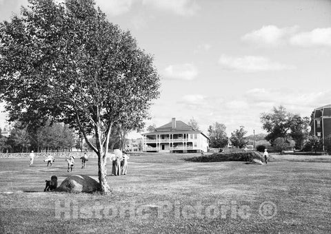 Historic Black & White Photo - Bethlehem, New Hampshire - Golf at Bethlehem Country Club, c1910 -