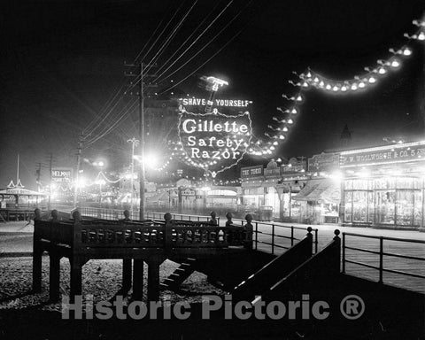Historic Black & White Photo - Atlantic City, New Jersey - Atlantic City, c1911 -