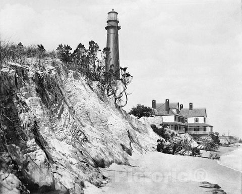 Historic Black & White Photo - Long Beach Island, New Jersey - Ocean County, c1920 -