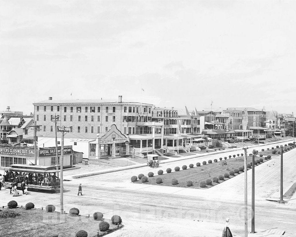 Historic Black & White Photo - Asbury Park, NJ, New Jersey - Asbury Park, c1911 -