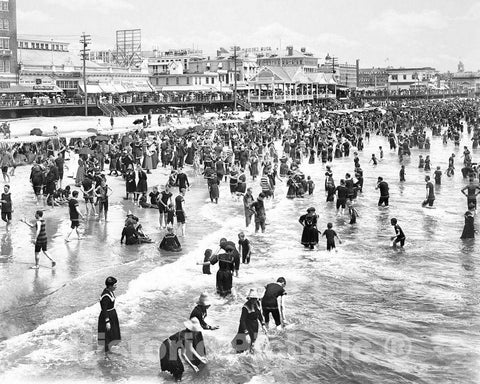 Historic Black & White Photo - Atlantic City, New Jersey - Atlantic City, c1902 -