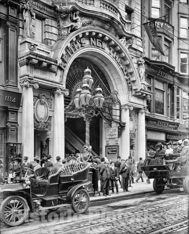 Philadelphia Historic Black & White Photo, Keith's Theatre, c1904 -