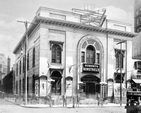 Historic Black & White Photo - Philadelphia, Pennsylvania - Eleventh Street Opera House, c1905 -