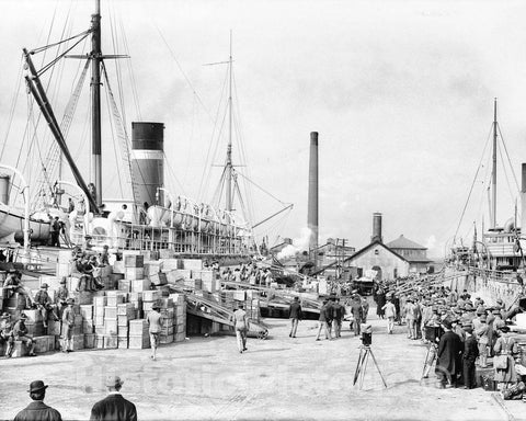 Historic Black & White Photo - Philadelphia, Pennsylvania - League Island Shipyard, c1913 -