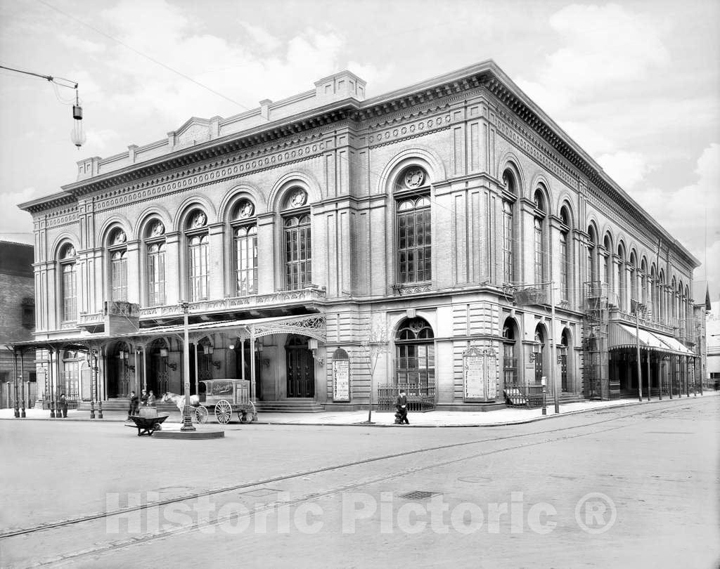 Historic Black & White Photo - Philidelphia, Pennsylvania - The Academy of Music, c1905 -