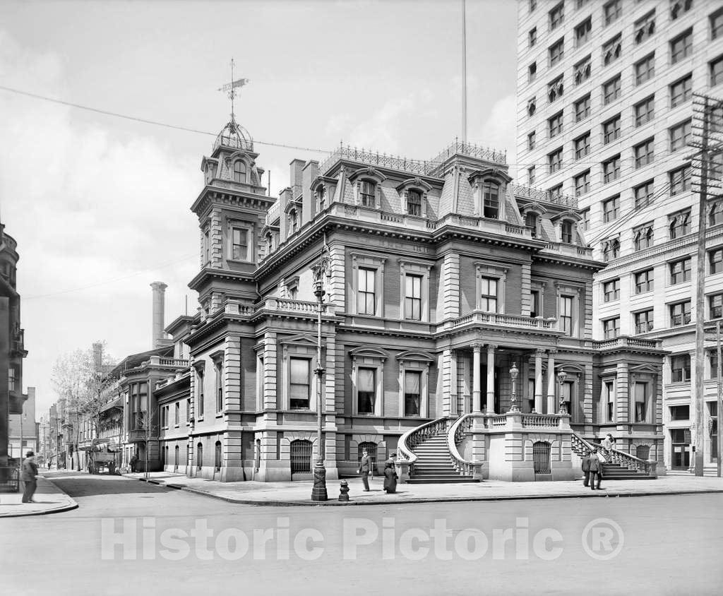 Historic Black & White Photo - Philidelphia, Pennsylvania - Home of the Union League of Philadelphia, c1905 -