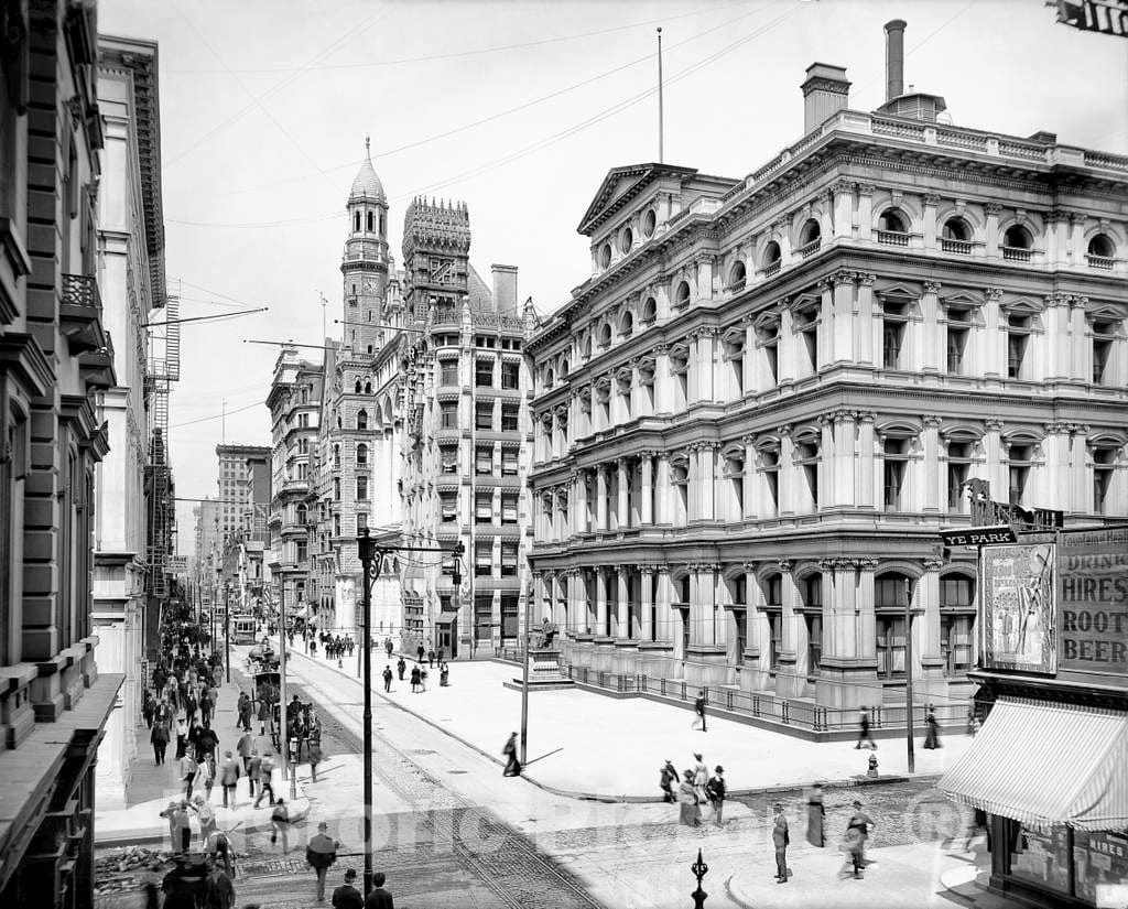 Historic Black & White Photo - Philidelphia, Pennsylvania - The Old Post Office Building, c1904 -