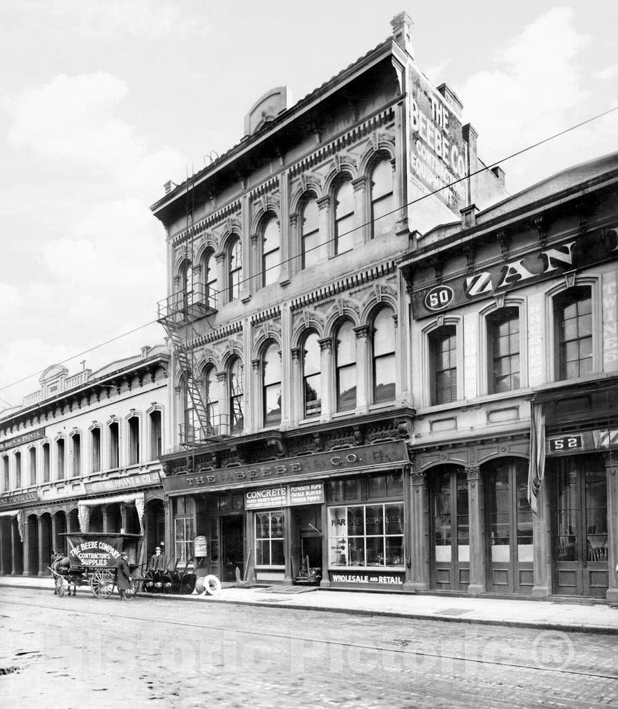 Historic Black & White Photo - Portland, Oregon - The Beebe Company, c1910 -