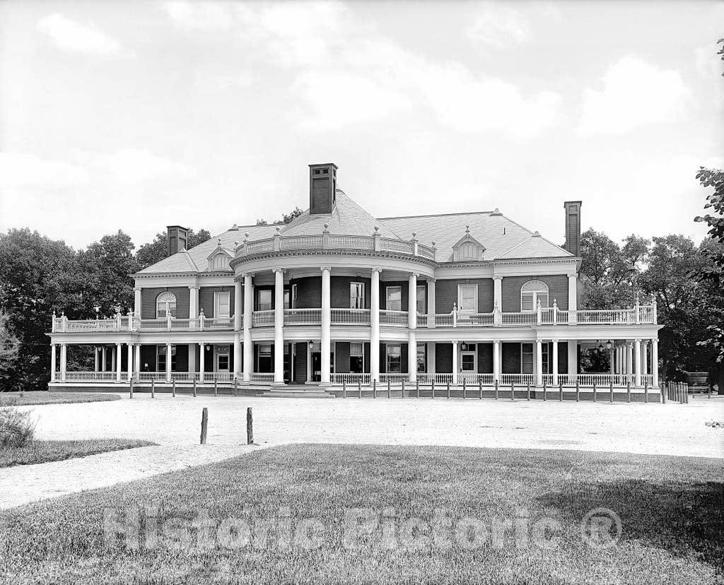 Historic Black & White Photo - Providence, Rhode Island - Roger Williams Park Casino, c1906 -