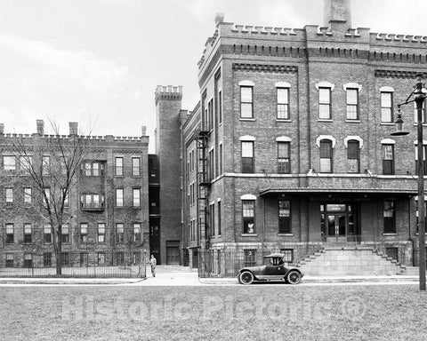 Historic Black & White Photo - Rochester, New York - The Exposition Park Branch, c1919 -