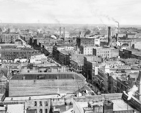 Historic Black & White Photo - Rochester, New York - Rochester from Above, c1904 -