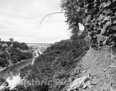 Historic Black & White Photo - Rochester, New York - The View from Seneca Park, c1904 -