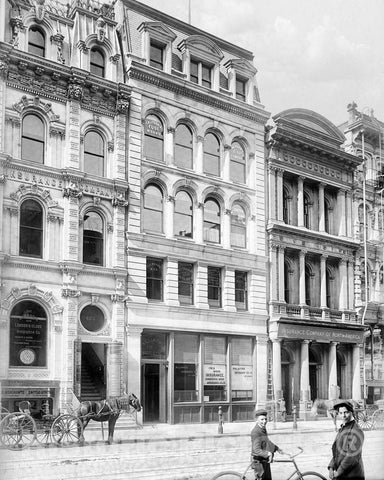 Historic Black & White Photo - San Francisco, California - The Alliance Building, c1904 -