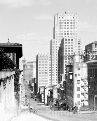 Historic Black & White Photo - San Francisco, California - The Russ Building, c1927 -