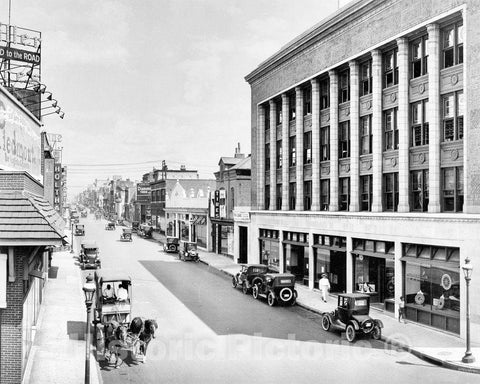 Historic Black & White Photo - St. Louis, Missouri - Locust Street, c1921 -