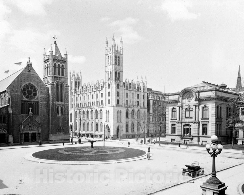 Historic Black & White Photo - Syracuse, New York - Syracuse Streetscape, c1914 -