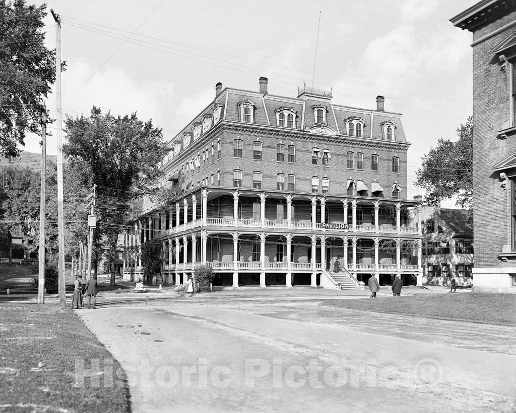 Historic Black & White Photo - Montpelier, Vermont - The Pavilion, Montpelier, c1904 -