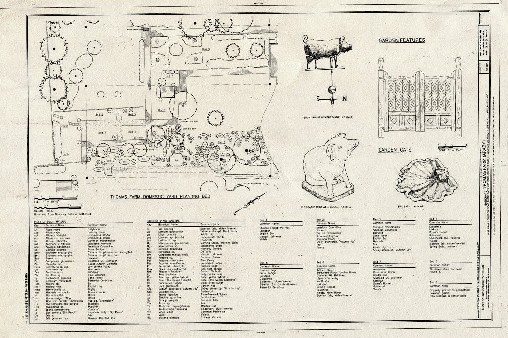 Blueprint Domestic Yard Planting Bed - Thomas Farm, 4632 Araby Church Road, Frederick, Frederick County, MD