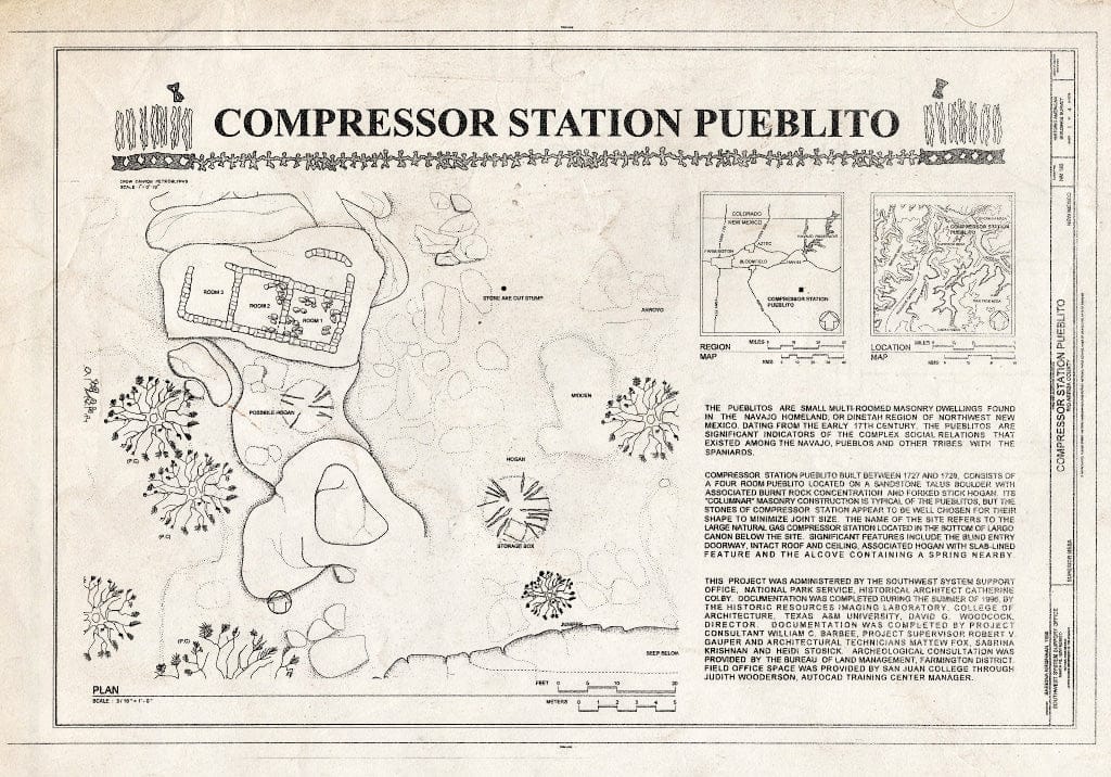 Blueprint Cover - Compressor Station Pueblito, Superior Mesa, Dulce, Rio Arriba County, NM